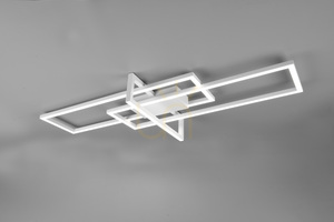 Trio SALINAS 620310331 matt white LED ceiling light, 34 W, 4000 K small 2