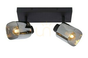 Lucide ALION 2-Light Black Retro Ceiling Spotlight 17999/02/30 small 0