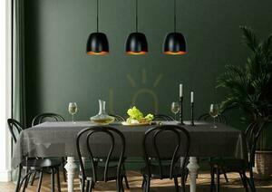 Lucide Nolan Black Metal 3-Light Pendant Lamp 30488/03/30 small 3