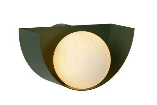 Check Lucide BENNI Green Glass Wall Lamp 45201/01/33