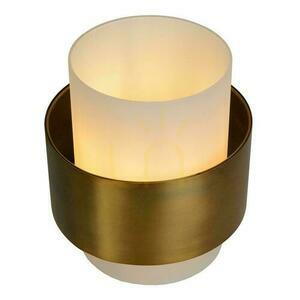 Lucide FIRMIN Retro Gold Glass Table Lamp 45597/20/02 small 4