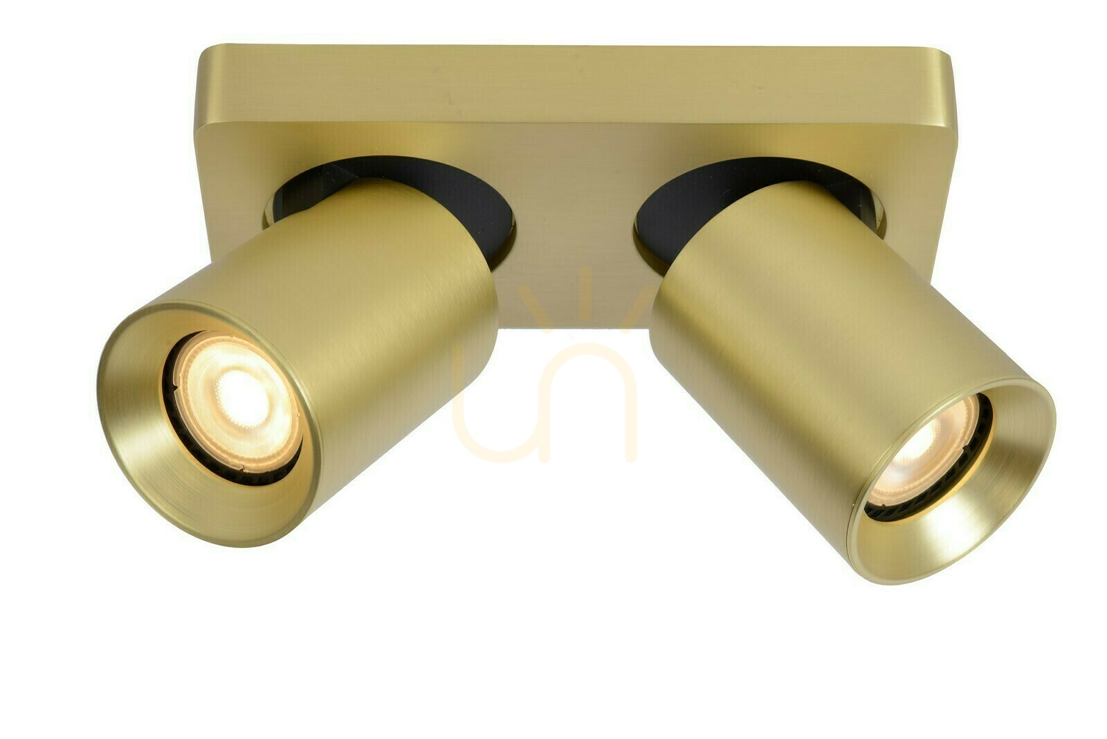 Lucide Nigel plafondlamp goud 2x GU10 09929/10/02