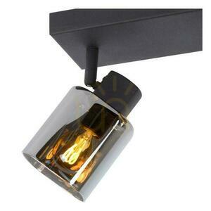 Lucide ALION 3-Light Black Glass Metal Spotlights 17999/03/30 small 3