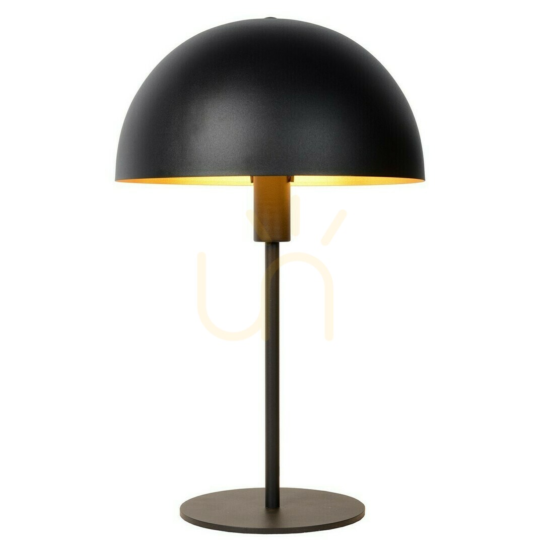 Lucide SIEMON Black Steel Table Lamp E14 40 cm 45596/01/30