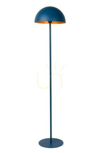 Check Lucide SIEMON Blue Steel Floor Lamp 160 cm E27 45796/01/35