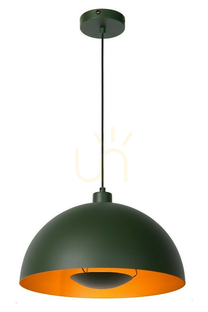 Lucide SIEMON Green Steel Pendant Light 40 cm 45496/01/33