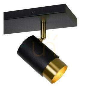 Lucide FLORIS Spotlights Black Gold 2x GU10 Modern 35W 35913/02/30 small 3
