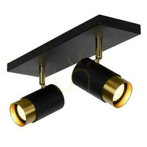 Lucide FLORIS Spotlights Black Gold 2x GU10 Modern 35W 35913/02/30 small 4