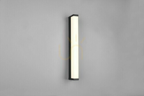 Check Trio FABIO LED bathroom wall light 283814232, matt black, 42.5 cm, 3000 K
