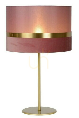 Check Lucide Extravagnza Tusse Pink Gold Retro Table Lamp 10509/81/66