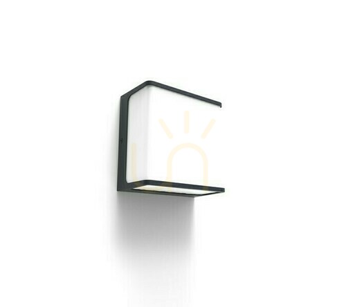 Check Outdoor Wall Lamp Lutec DOBLO LED 24W Anthracite 5105003125