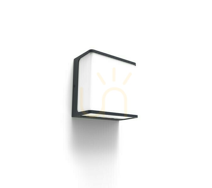 Outdoor Wall Lamp Lutec DOBLO LED 24W Anthracite 5105003125