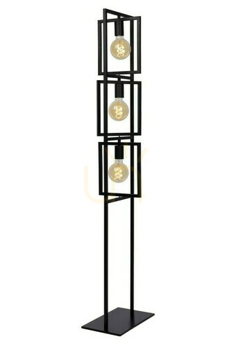 Check Lucide LUUK Black Metal Vintage Floor Lamp 3-Light 00726/03/30
