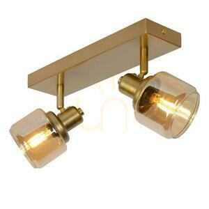 Lucide Bjorn 2-Light Gold Retro Spotlight Plafond 77979/02/02 small 6