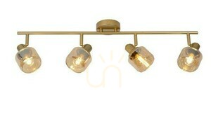 Lucide Bjorn 4-Light Gold Retro Spotlight Ceiling Light 77979/04/02 small 0