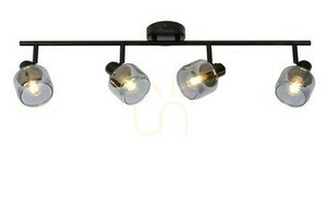 Lucide Bjorn 4-Light Black Retro Spotlights 77979/04/30 small 0