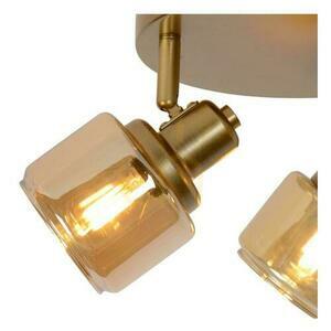 Lucide Bjorn 3-Light Gold Retro Ceiling Spotlight 77979/13/02 small 4
