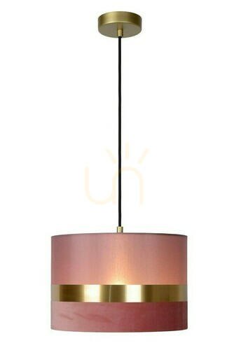 Check Lucide Extravaganza Tusse Pink Gold Pendant Light 10409/01/66