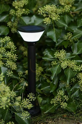 Check Lutec KARLO black solar bollard light LED RGB CCT 45 cm 6935802012