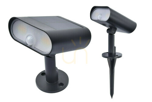 Check Outdoor Solar Spike Light Lutec GINBO Black RGB LED 7W 6938405330