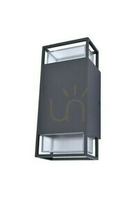 Outdoor Wall Light Lutec RIDGE 5107101118 anthracite 2xGU10 max. 25 W IP54 small 2