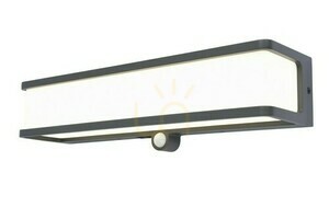 Outdoor Wall Lamp Lutec DOBLO LED 16.5W 1800lm Grey 6943801125 small 0