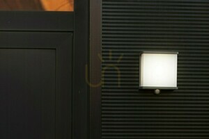 Solar Wall Light Lutec DOBLO 6943701125 LED 12W 1000 lm 4000K IP44 Motion Sensor Grey small 1