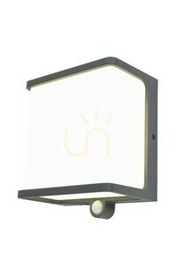 Solar Wall Light Lutec DOBLO 6943701125 LED 12W 1000 lm 4000K IP44 Motion Sensor Grey small 0