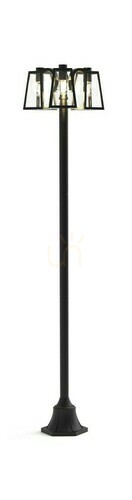 Check Lutec FIA 7290903012 Black Outdoor Post Light 3xE27 186.8 cm