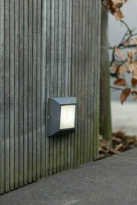 Outdoor Wall Lamp Lutec HELENA Black LED 4.5W 6402105012 small 2