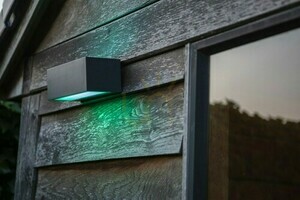 Outdoor Wall Lamp Lutec GEMINI Anthracite LED 17W 5189120118 small 1
