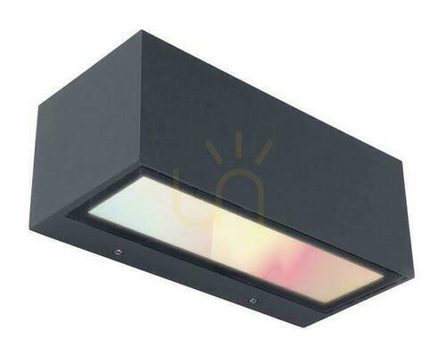 Check Outdoor Wall Lamp Lutec GEMINI Anthracite LED 17W 5189120118
