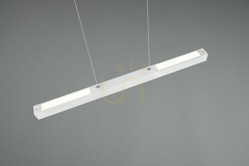Check Trio DUOline PAROS 73043131 track pendant light, matt white, 29 W LED, 90 cm