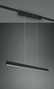 Trio DUOline LED track pendant 73043132, matt black, 90 cm small 5