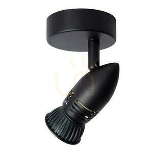 Lucide CARO matt black ceiling spotlight, 1×GU10, Ø9 cm – 13955/01/30 small 3