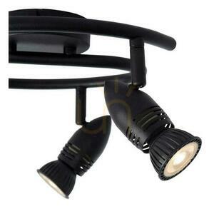 Lucide CARO 3-Light Black GU10 LED Ceiling Spotlight small 3