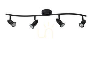 Lucide Caro 4-Light Black LED GU10 Spotlights 13955/04/30 small 1