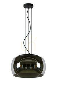 Lucide OLIVIA Pendant Light Gray Glass Metal 3-Light E27 45401/40/65 small 1