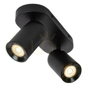 Lucide Punch Black LED Spotlights GU10 2-Light CCT Ceiling 13958/02/30 small 5