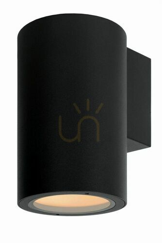Check Lucide Volantis Black Aluminum Outdoor Wall Lamp E27 IP54 27807/01/30
