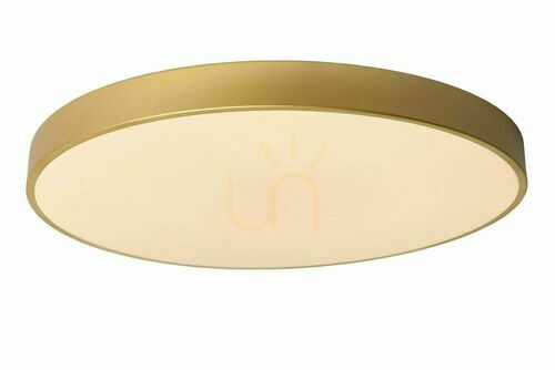 Check Lucide UNAR Plafond LED 80 cm Gold Acryl 79185/80/02
