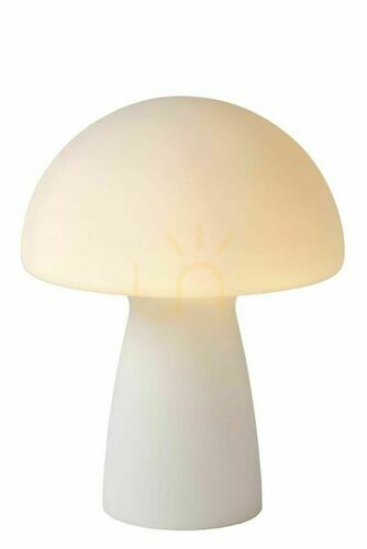 Check Lucide FUNGO Golden Glass Table Lamp 10514/01/61