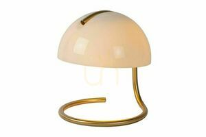 Lucide Cato White Gold Metal Retro Table Lamp 46516/01/31 small 0