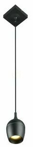 Lucide Preston Black GU10 Bathroom Pendant Light 10 cm IP44 09437/01/30 small 0
