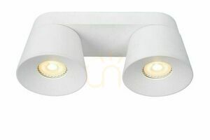 Lucide TRIGONO white modern metal ceiling light 2x GU10 09935/02/31 small 5