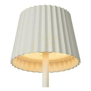 Lucide JUSTINE Rechargeable Table Lamp White LED 2 W IP54 38 cm 27889/02/31 small 5