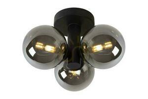 Lucide TRUDY Plafond 3-Light Black Metal Retro Bathroom IP44 74116/03/30 small 1