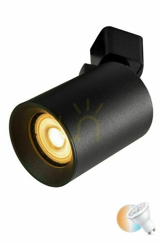 Check Lucide TRACK NIGEL Black LED Plafond GU10 CCT Aluminium 12,5 cm 09951/01/30