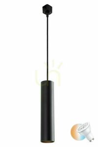 Lucide TRACK Floris Hanging Track Light Black Aluminum GU10 LED 1-Light 10W small 0