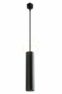 Lucide TRACK Floris Hanging Track Light Black Aluminum GU10 LED 1-Light 10W small 3
